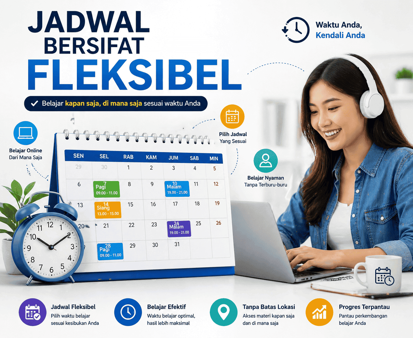 Jadwal Bersifat Fleksibel